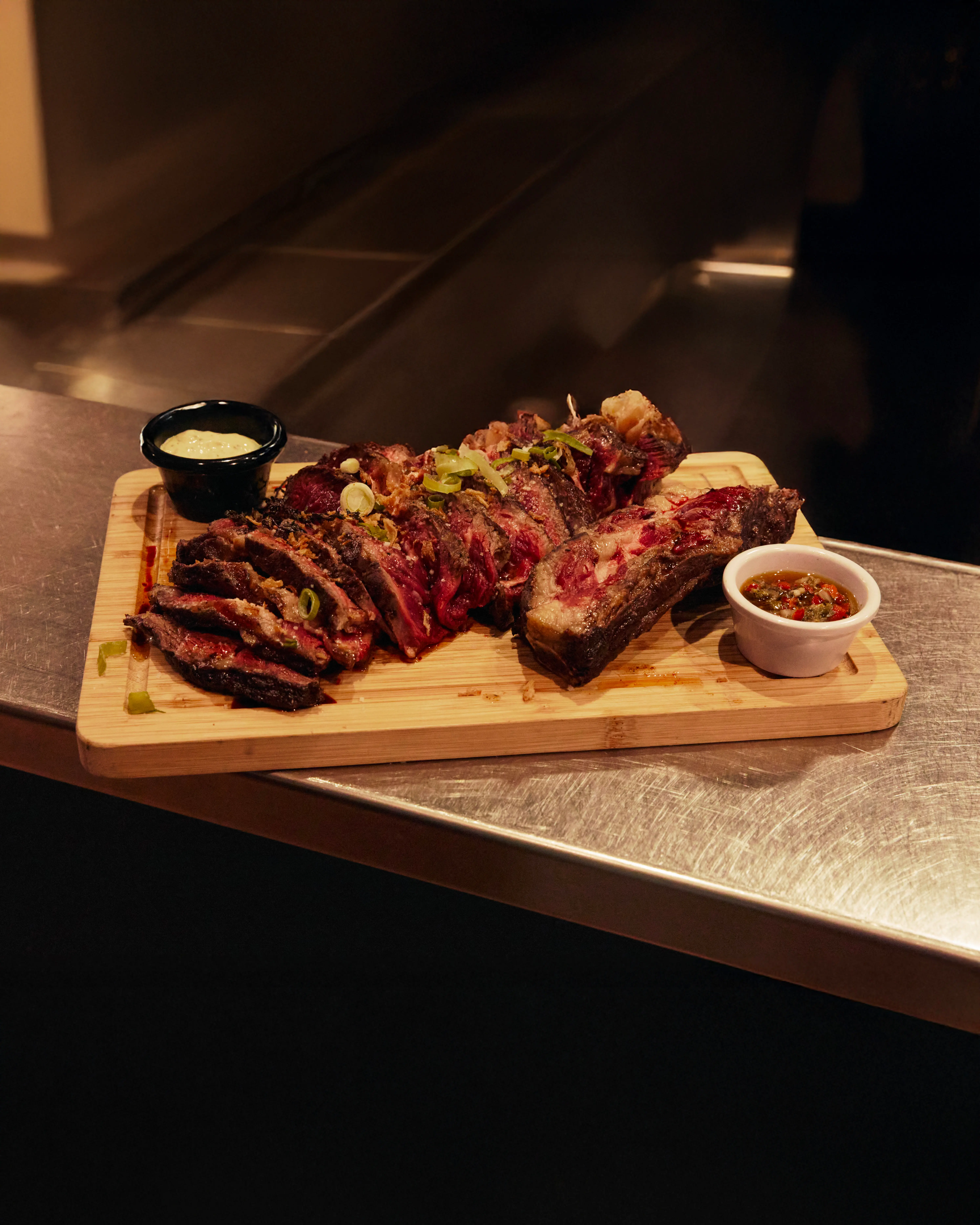 Côte de boeuf servi au restaurant Le Trinquet à Soorts-Hossegor