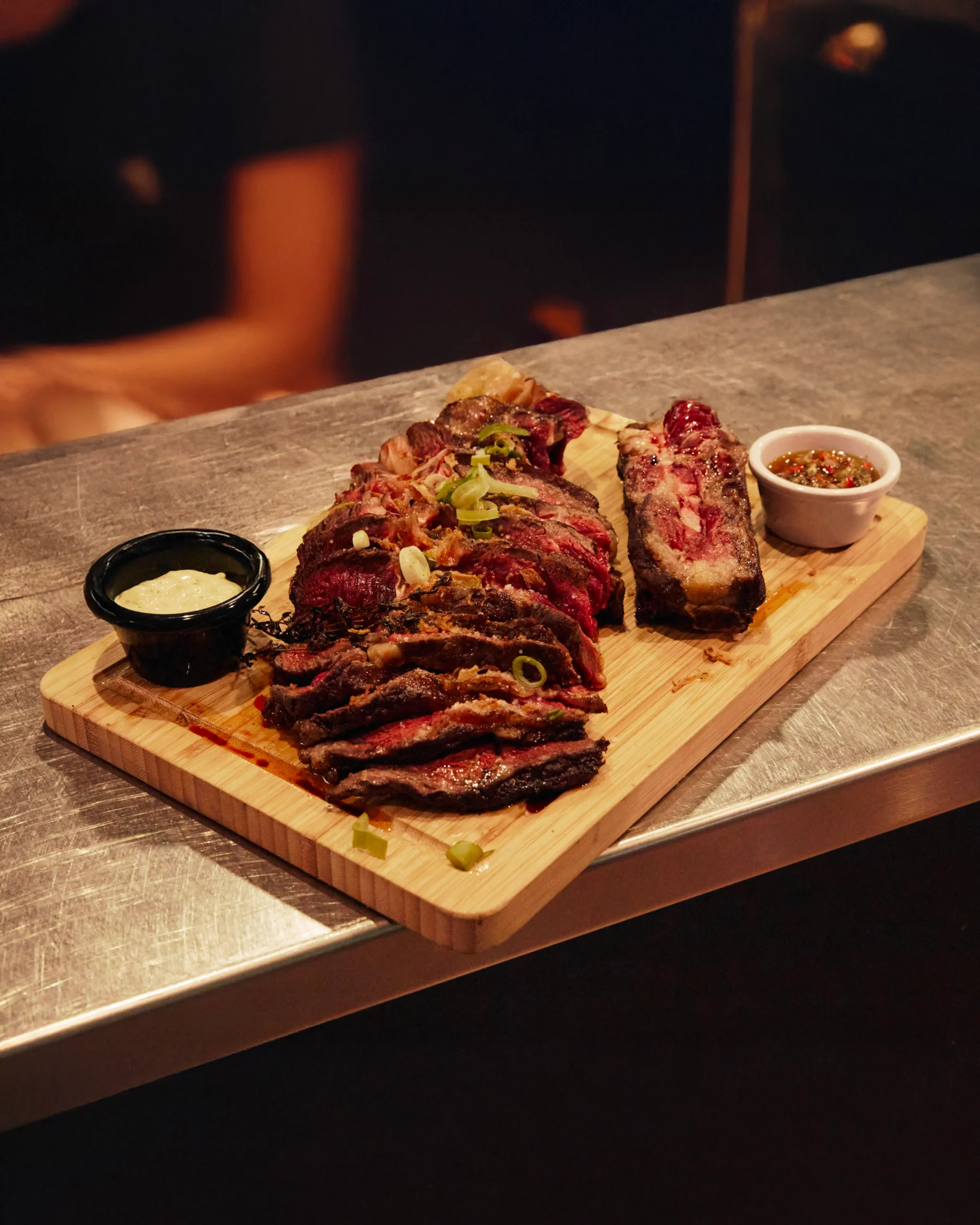 Côte de boeuf servi au restaurant Le Trinquet à Soorts-Hossegor